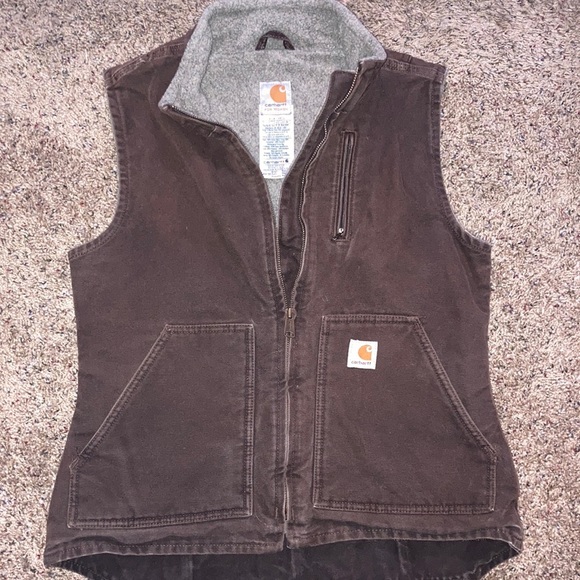 Carhartt Jackets & Blazers - WOMENS SHERPA LINED CARHARTT VEST